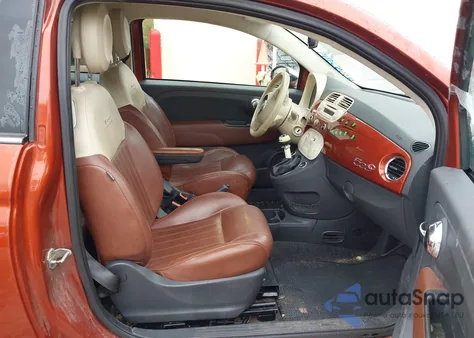 2012 Fiat 500C Lounge из США, поврежденный, VIN 3C3CFFER9CT386354